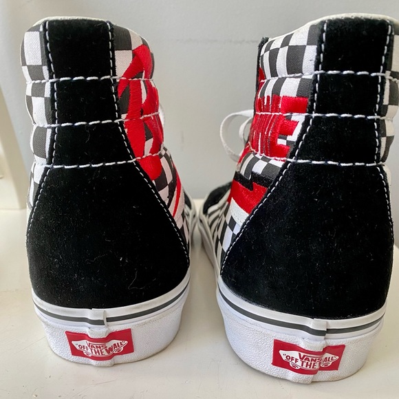 Vans Sk8 Ziggy Stardust Diamond Dogs Bowie High Tops. NWT Men’s 9 Wmn’s 10.5. - Picture 3 of 12